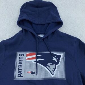 New England Patriots Hoodie Mens XL Navy Blue NFL Football Team Apparel Pullover